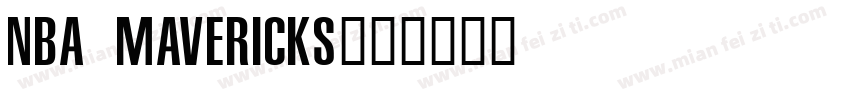 NBA Mavericks字体转换